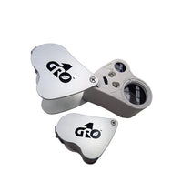 LED Illuminated Pocket Loupe Magnifier - 30x and 60x